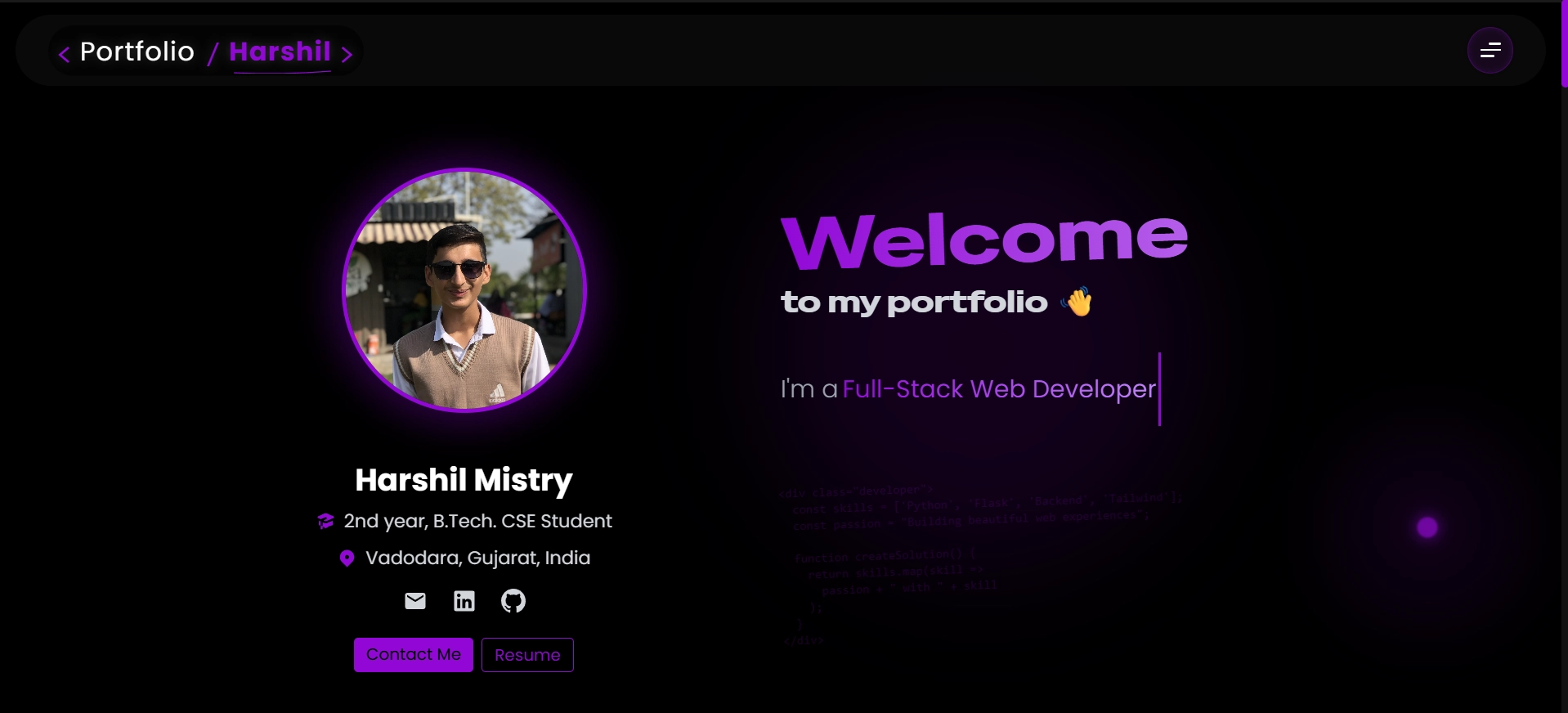 Portfolio Website