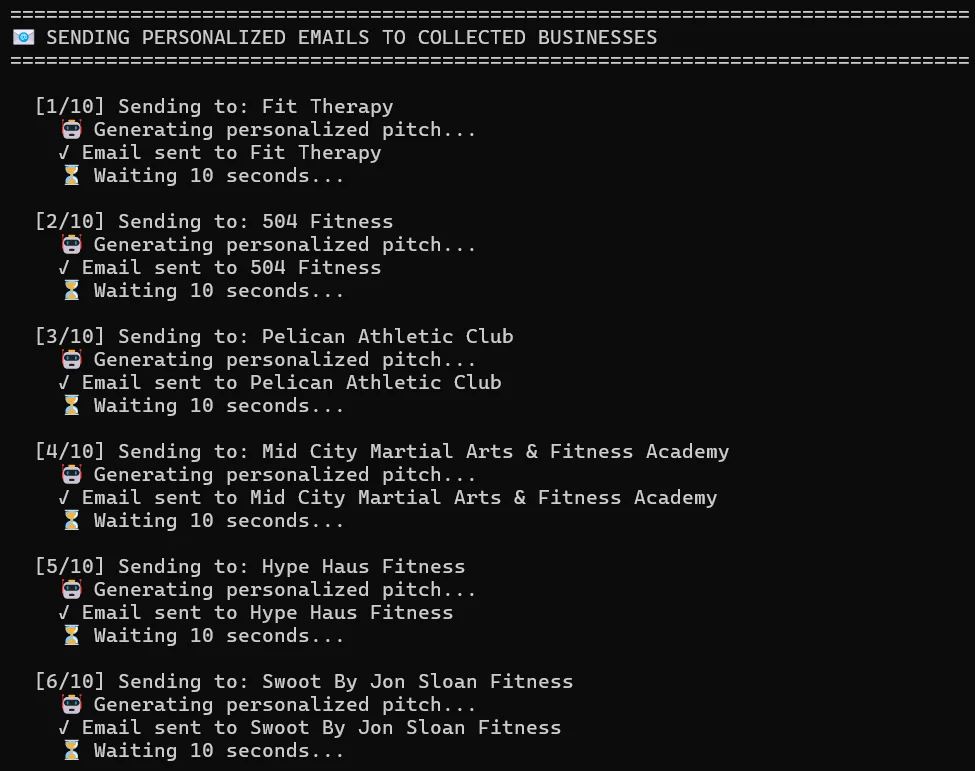 Terminal Output 2