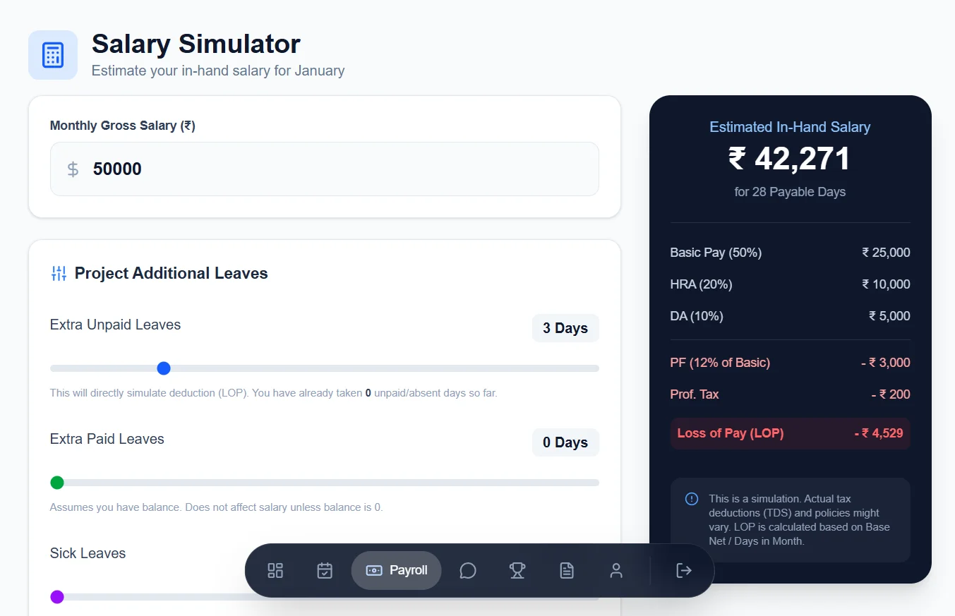 Salary Simulator